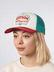 Бейсболка STETSON арт. 7741158 TRUCKER CAP STETSON DINER (кремовый / красный)
